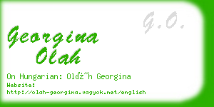 georgina olah business card